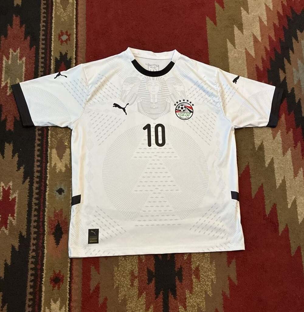 Puma Egypt Away Jersey 2024-25 M.Salah 10 Size 2XL